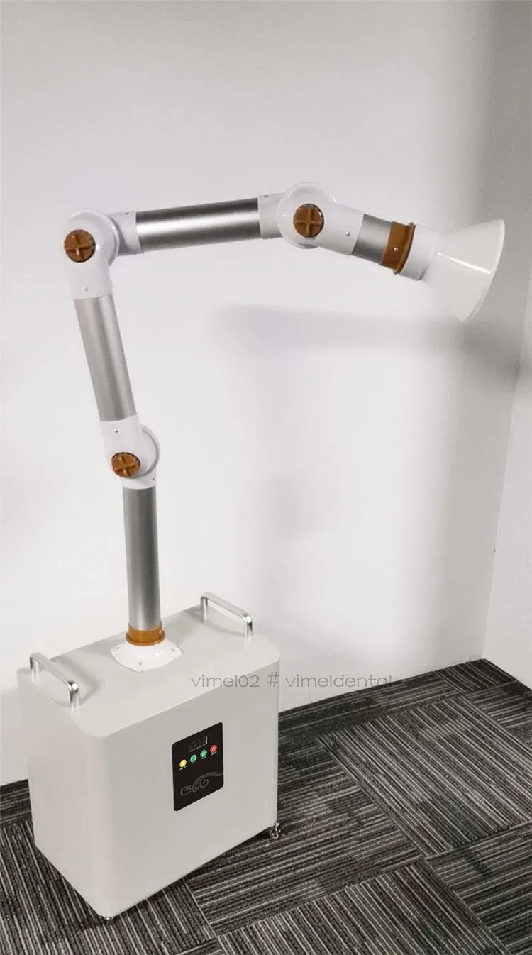 Purificador de Ar Médico Dental Extrator Máquina de Sucção de Aerossóis Cirúrgicos Orais Sistema de Desinfecção UVC Externo