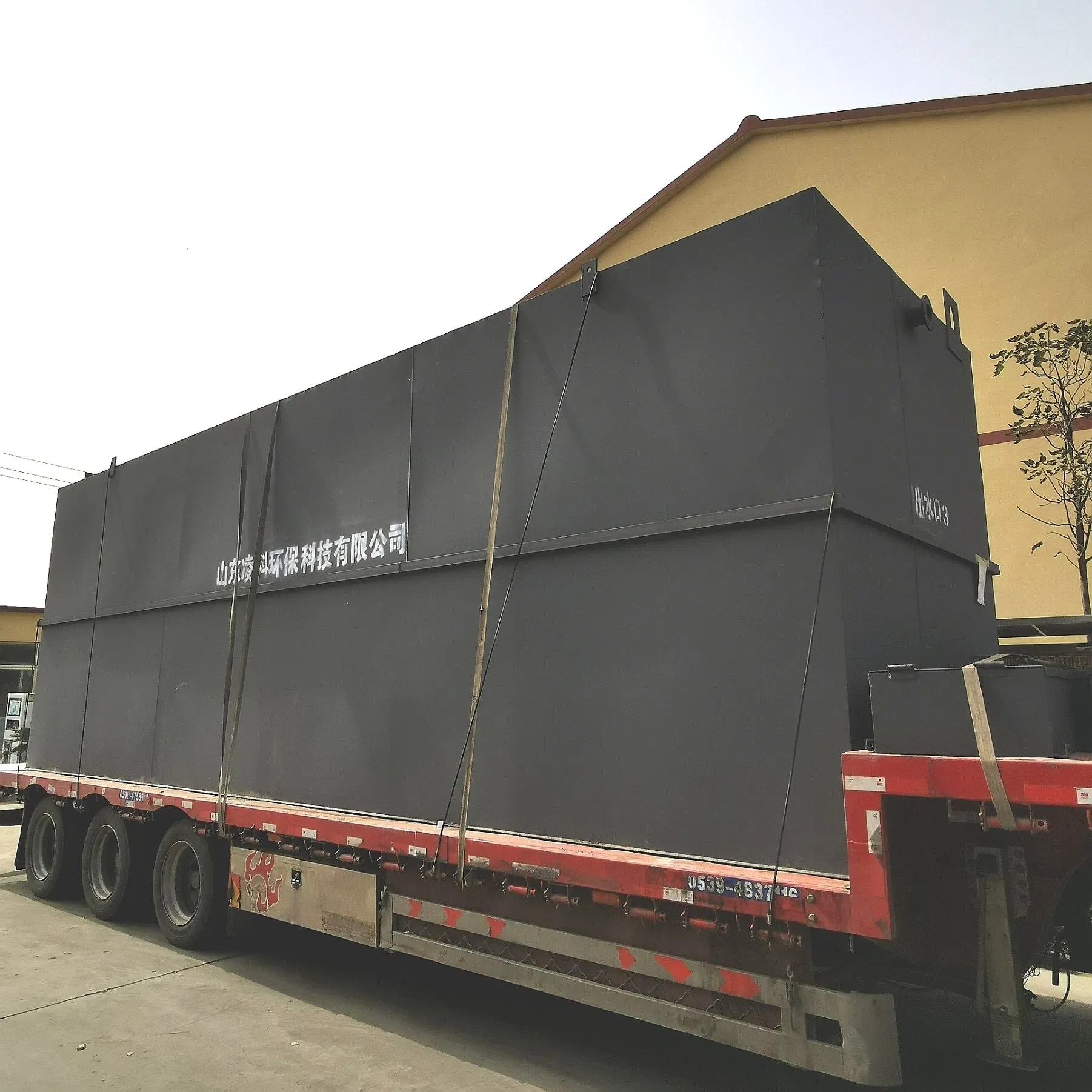 Sistema de Tratamento de Esgoto Móvel Mbr 100m3/D 1 Garantia de Ano