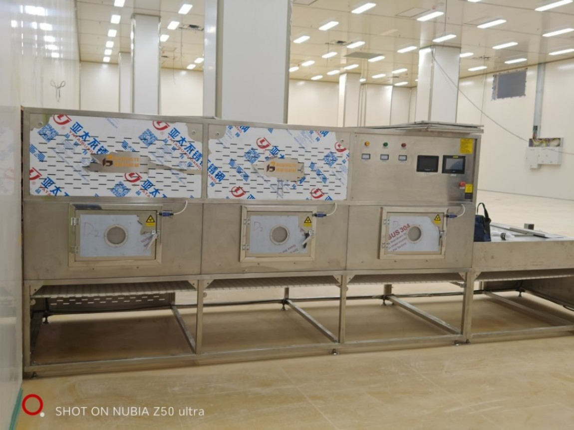 Máquina Automática de Secagem e Esterilização de Pão por Micro-ondas, Secador Elétrico de Ar para Alimentos, Equipamento de Secagem por Micro-ondas