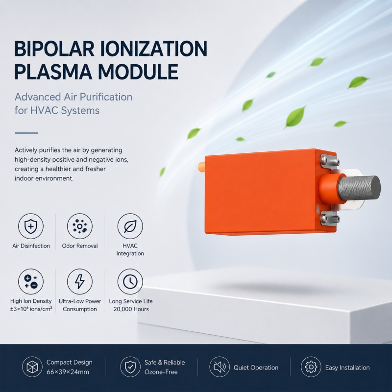 Sistema de Remoção de Odor com Gerador de Ionização por Plasma Compacto Integrado ao Duto de HVAC