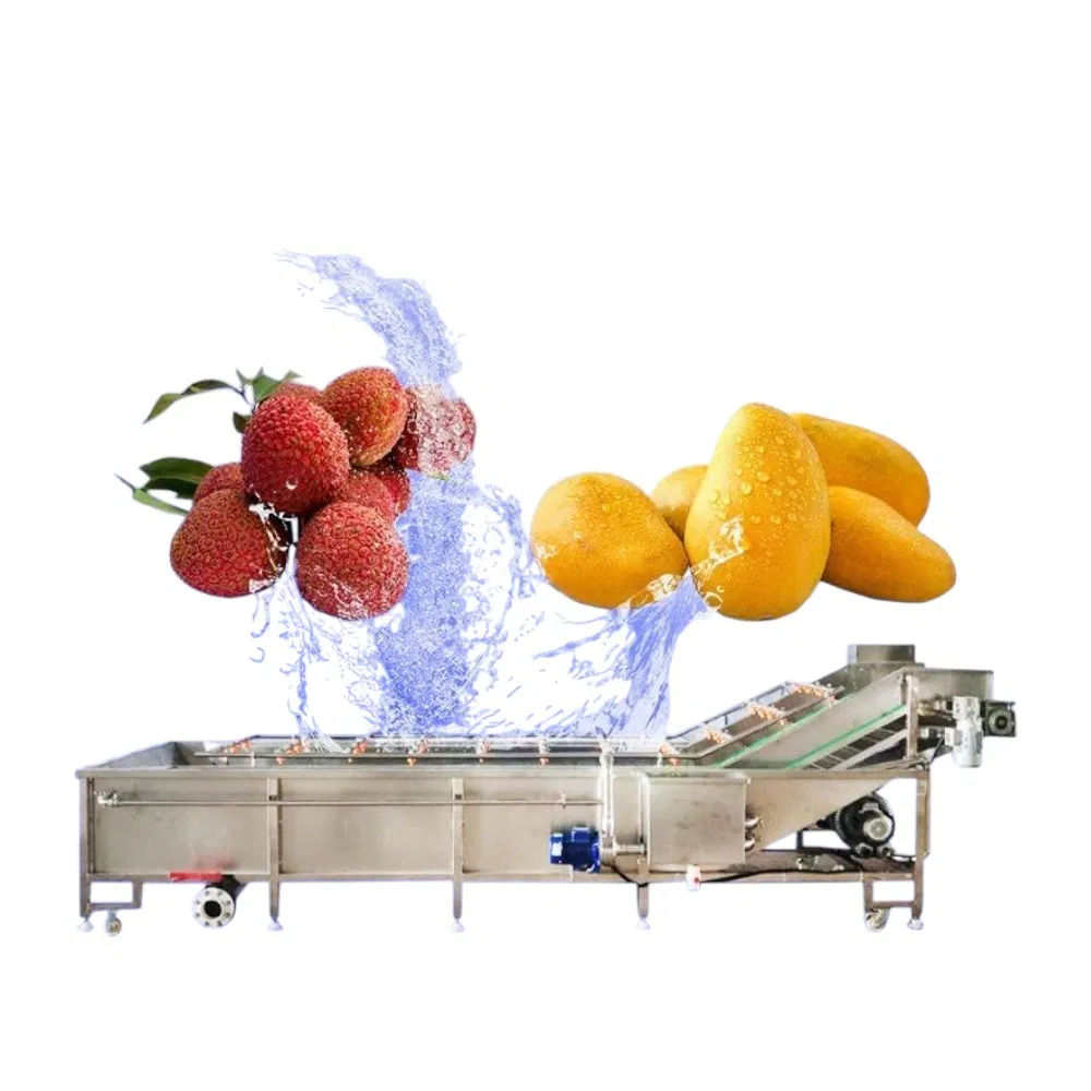 Esterilização de Ozônio Máquina de Limpeza de Tomate e Maçã com Bolha de Ar para Lavagem de Frutas e Vegetais