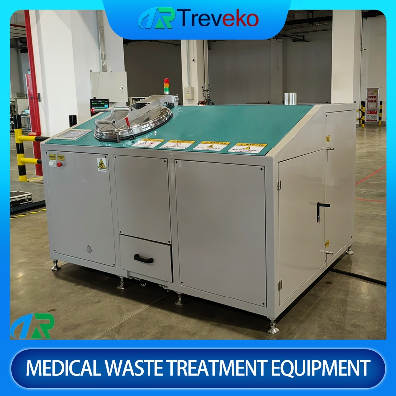 Equipamento de Tratamento e Esterilização de Resíduos Médicos Automático com Tecnologia Biotérmica por Micro-ondas para Laboratório