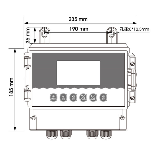 Medidor de Monitoramento de Nitrato Online Industrial SC6500NO