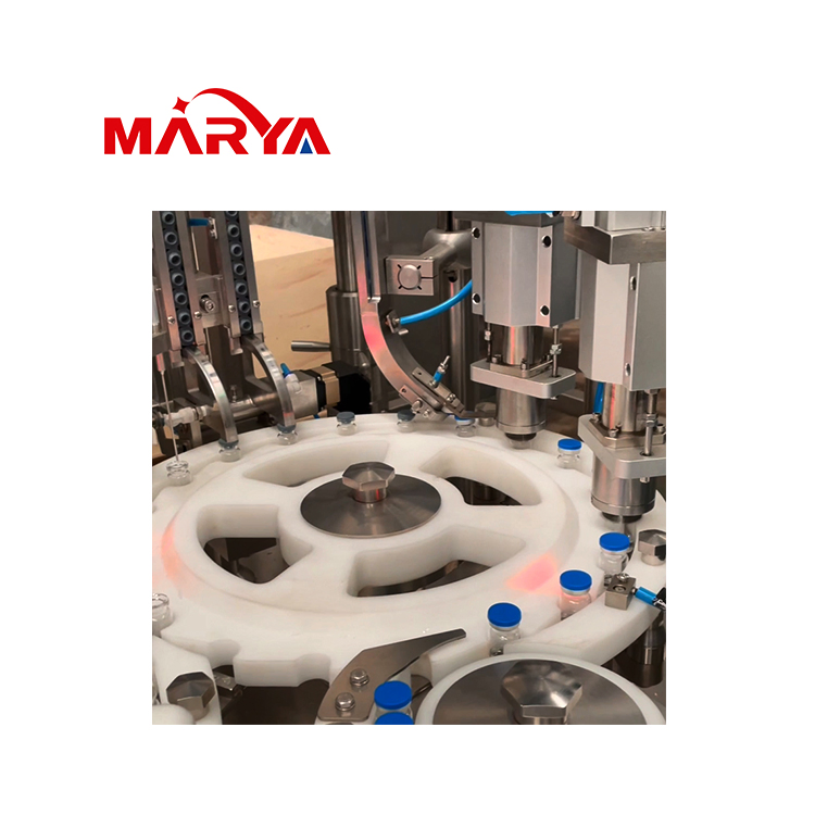 Máquina de Produção de Enchimento de Líquidos em Vial Otimizada pela Marya com Sistemas de Esterilização por Ar Quente e Injeção de Nitrogênio Pré/Pós