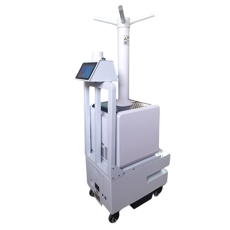 Robô de Desinfecção (Versão Atomizadora Inteligente): Pulverização Automática Móvel, Esterilização e Desinfecção de Alta Eficiência, Cenários Flexíveis
