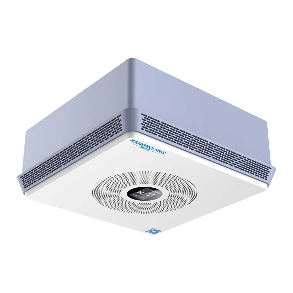 Purificador de Ar de Desinfecção de Teto Embutido Sistema de Purificação de Ar com Esterilização Ativa de Efeito Total