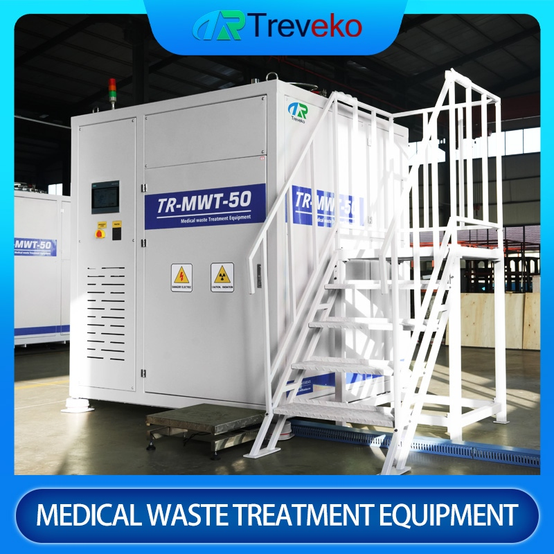 Sistema Automático de Desinfecção e Esterilização de Resíduos Médicos de Alta Temperatura e Alta Pressão 250L para Infecção Patológica / Clínica / Perfurocortante