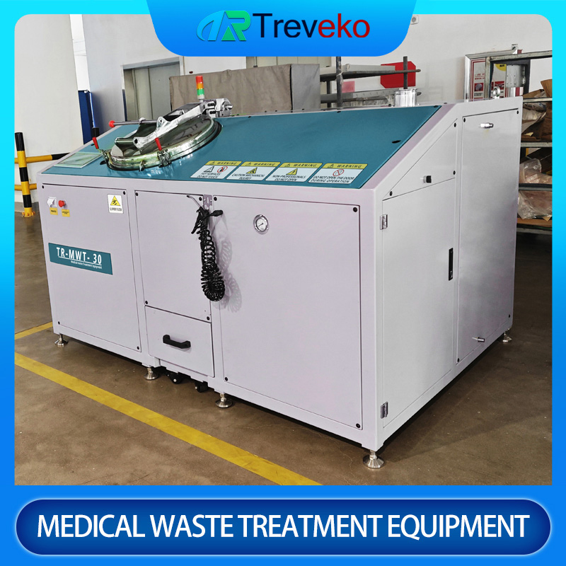 Sistema de Desinfecção e Tratamento de Resíduos Médicos Hospitalares por Micro-ondas e Autoclave com Triturador