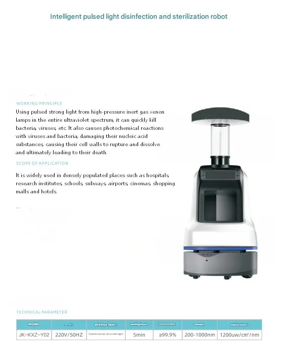 Robô de Desinfecção UV