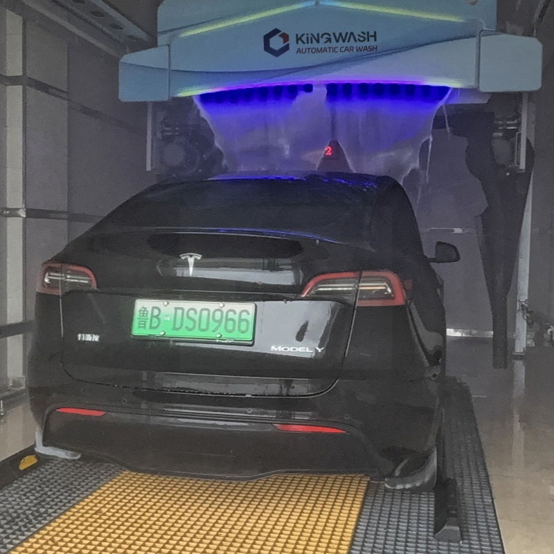Melhor Preço Máquina de Lavagem de Carros Sem Toque Portátil 220V 360 com Braços Duplos e 6 PCS Secador de Ar
