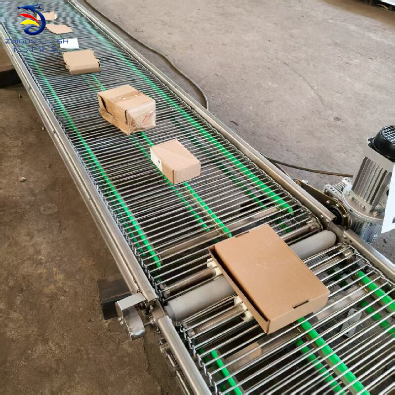 Conveyor de Corrente Pivotante com Controle Inteligente e Interface PLC para Linhas de Produção Automatizadas