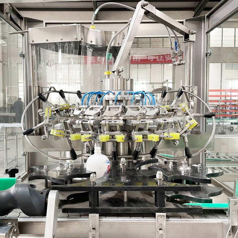 Lavadora Automática de Garrafas com Câmara de Esterilização UV para Lavagem de Garrafas de Plástico e Vidro