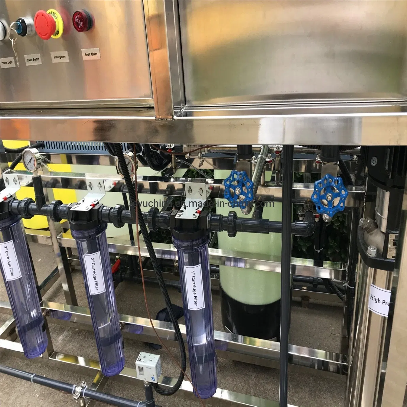Preço de Fábrica RO Osmose Reversa UV Automático 5000-6000lph Sistema de Tratamento de Água Planta