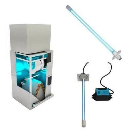 Luzes UV para Sistema HVAC AC para Sistema HVAC Lâmpada de Tubo Bobina Purificador de Ar 24V 14 Polegada com Montagem Magnética para Ar Condicionado