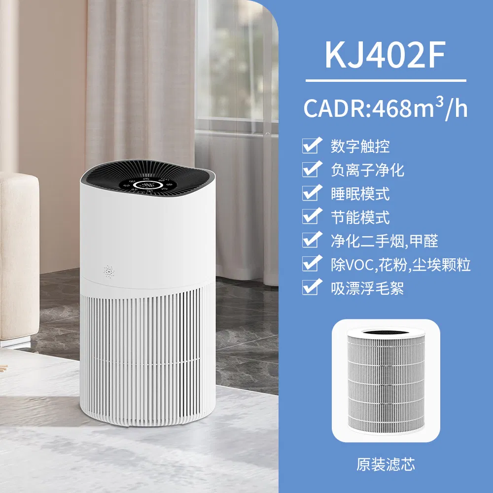 Purificador de Ar para Casa, Limpeza de Ar Inteligente com Íons Negativos, Remove Fumaça, Poeira e Odor, Máquina de Desinfecção para Casa e Escritório, Presente Premium, Fornecimento Direto da Fábrica