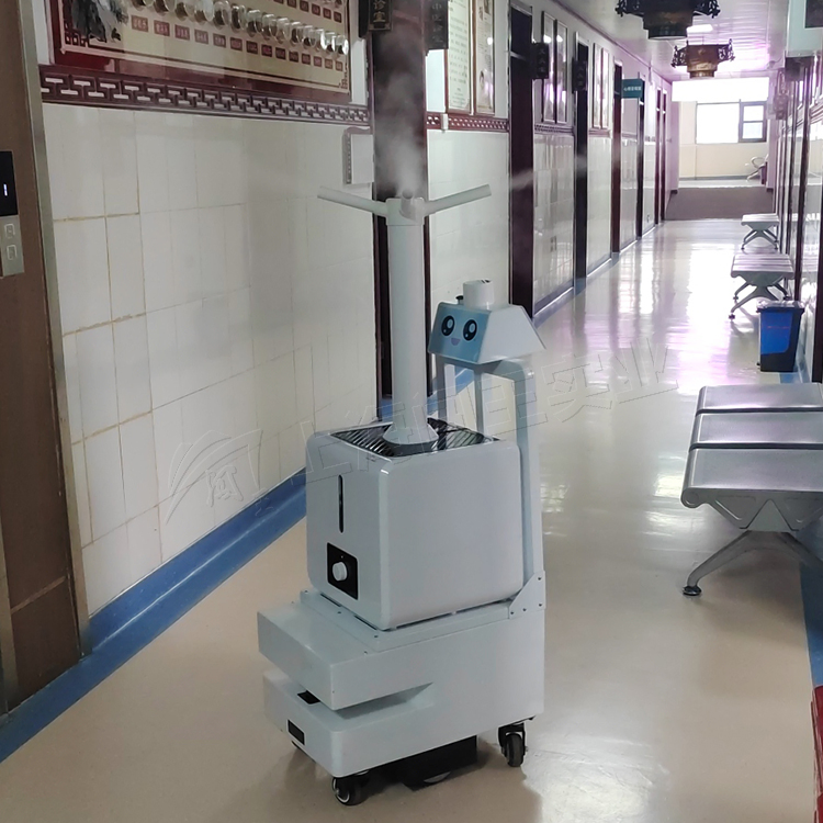 Robô Esterilizador de Grau Médico com Recursos de Desinfecção Inteligente