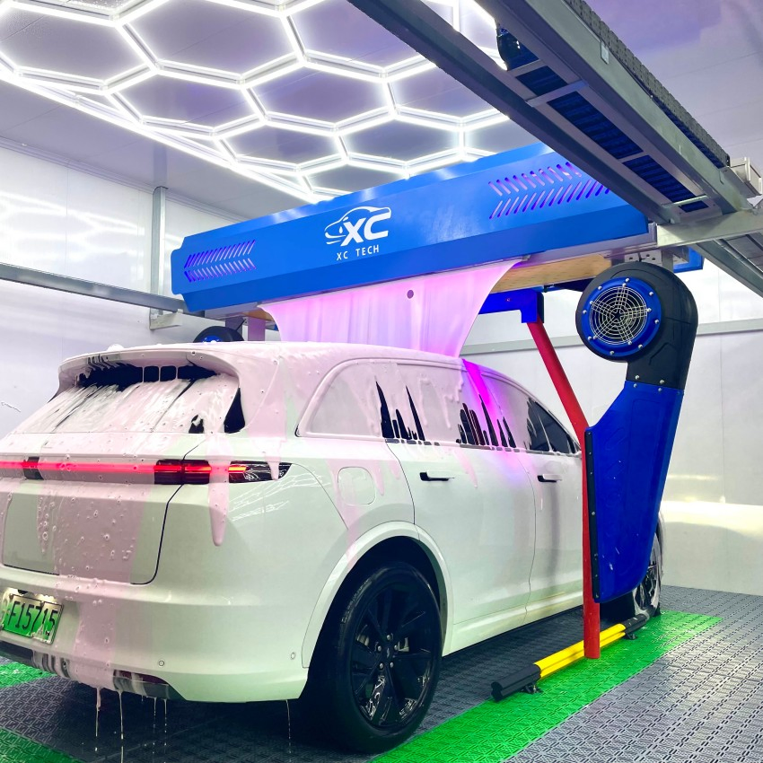 Máquina de Lavagem Automática Durável com Construção Sem Toque, Lavagem de Alta Pressão e Secagem Rápida a Ar para Uso Comercial