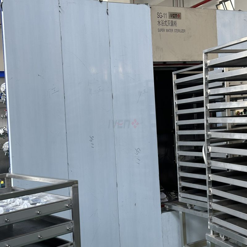 Esterilização de Garrafas de Alta Tecnologia Via Processo de Vapor de Autoclave / Sistema de Esterilização a Vapor de Precisão para Recipientes Industriais de Garrafas