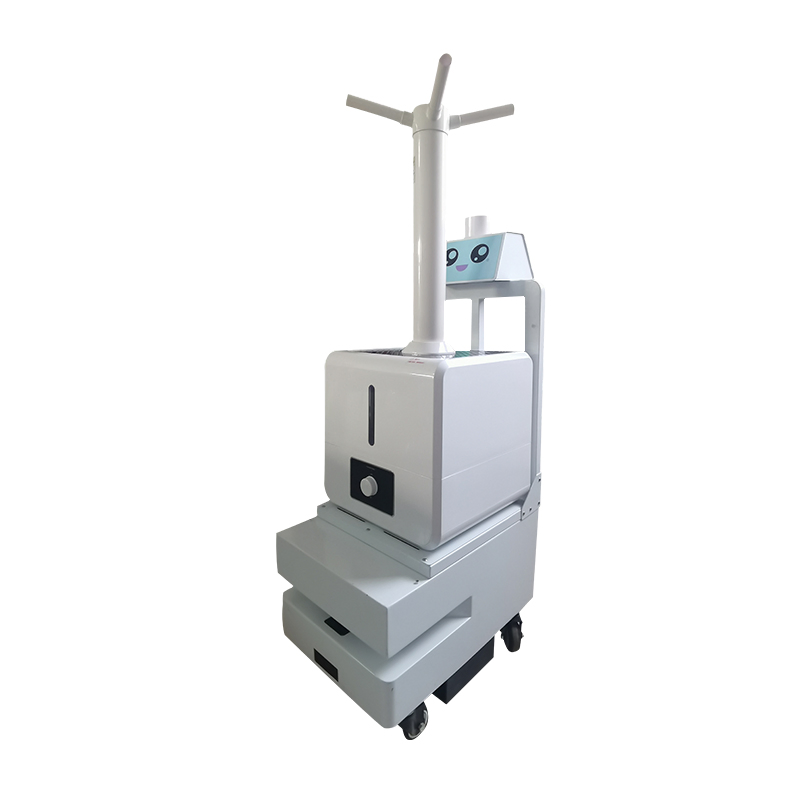 Robô de Desinfecção (Versão Atomizadora Inteligente): Pulverização Automática Móvel, Esterilização e Desinfecção de Alta Eficiência, Cenários Flexíveis