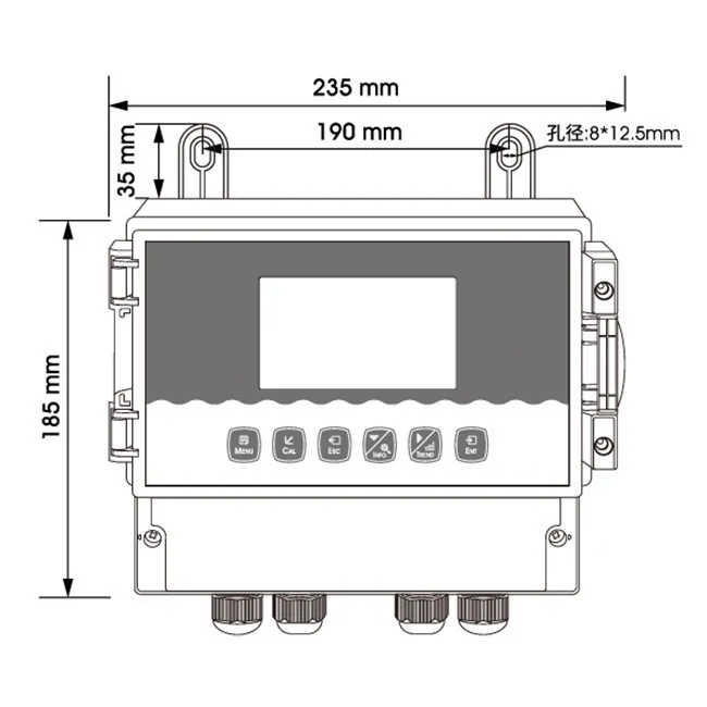 Medidor de Monitoramento de Nitrato Online Industrial SC6500NO
