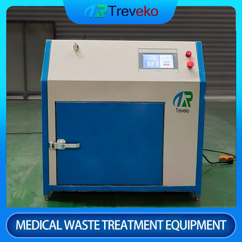 Equipamento portátil de esterilização de resíduos médicos por micro-ondas para aplicações clínicas e laboratoriais
