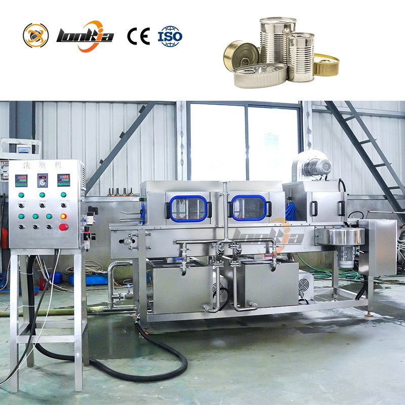 500-1500 Máquina de Lavar Lata de Vidro de Alta Pressão Vazia com Remoção de Rótulo e Esterilização de Lata Máquina de Lavagem a Ar