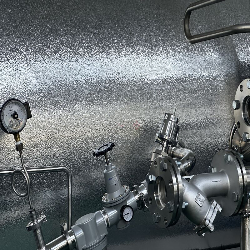 Esterilização de Garrafas de Alta Tecnologia Via Processo de Vapor de Autoclave / Sistema de Esterilização a Vapor de Precisão para Recipientes Industriais de Garrafas