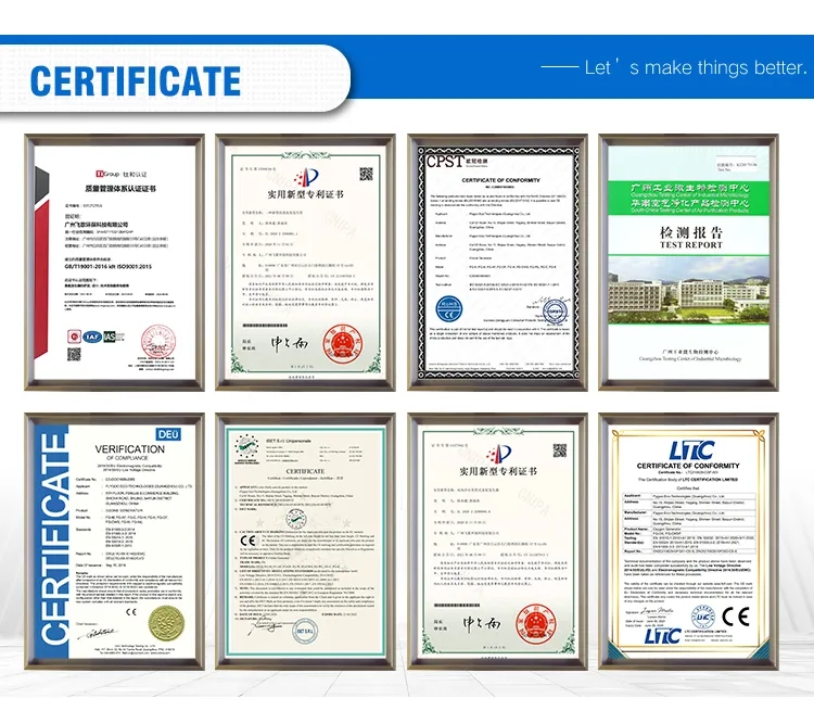 Certificados CE ROHS