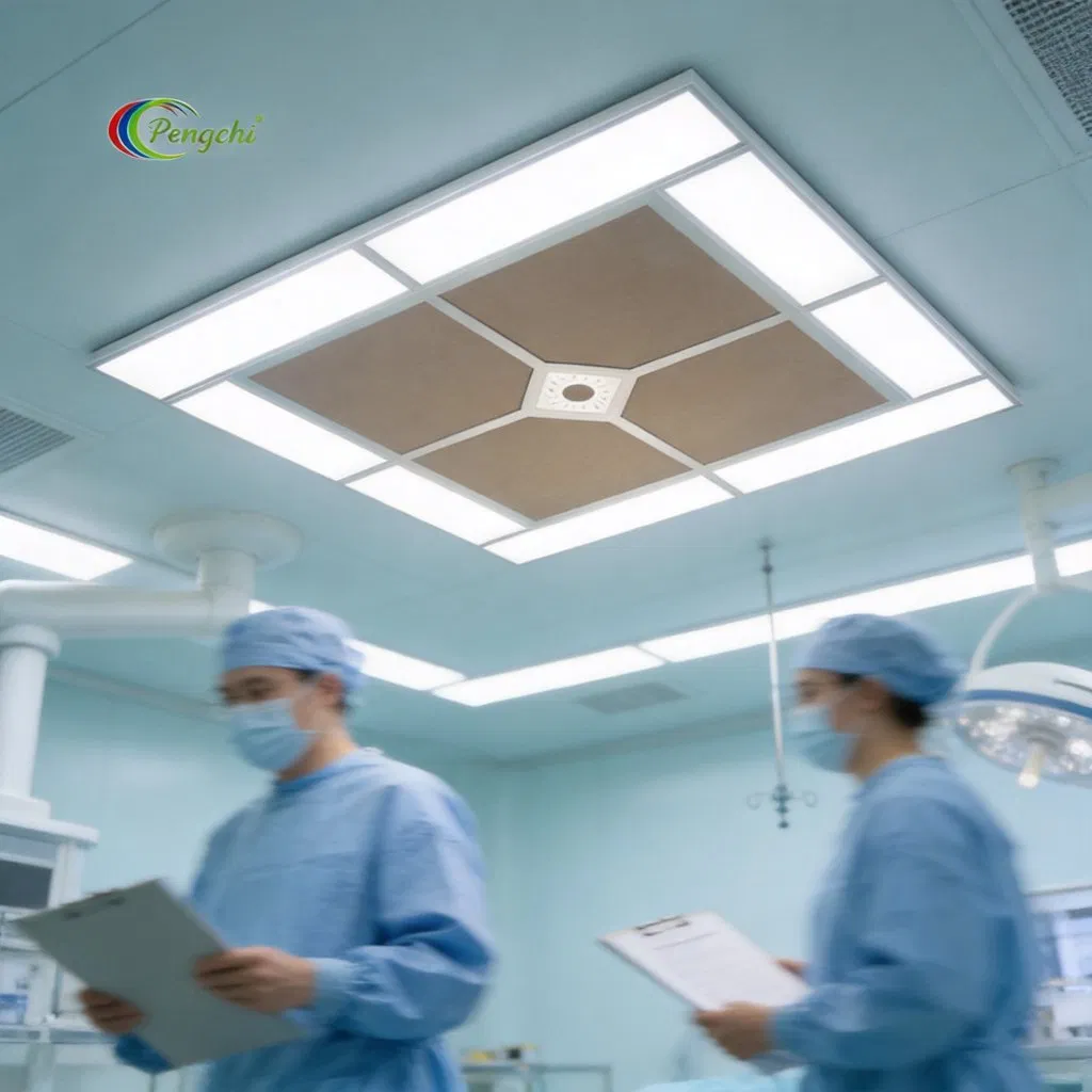 ISO 5/6/7 Fluxo de Ar Laminar Fornecimento de Teto para Sala de Operações Médicas Hospitalares