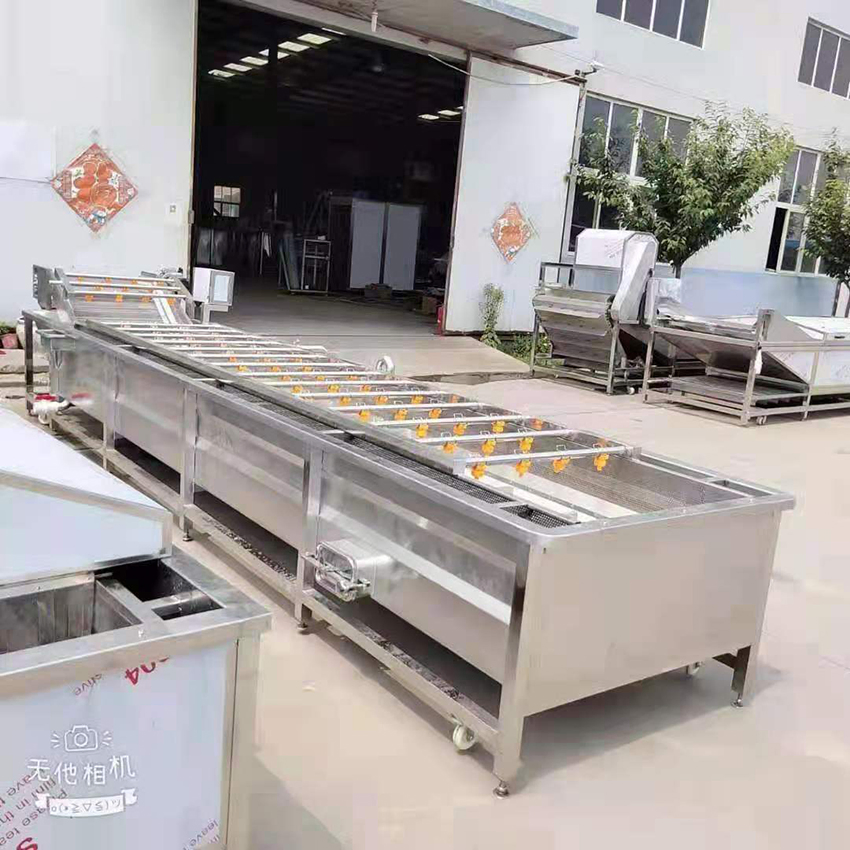 Esterilização de Ozônio Máquina de Limpeza de Tomate e Maçã com Bolha de Ar para Lavagem de Frutas e Vegetais