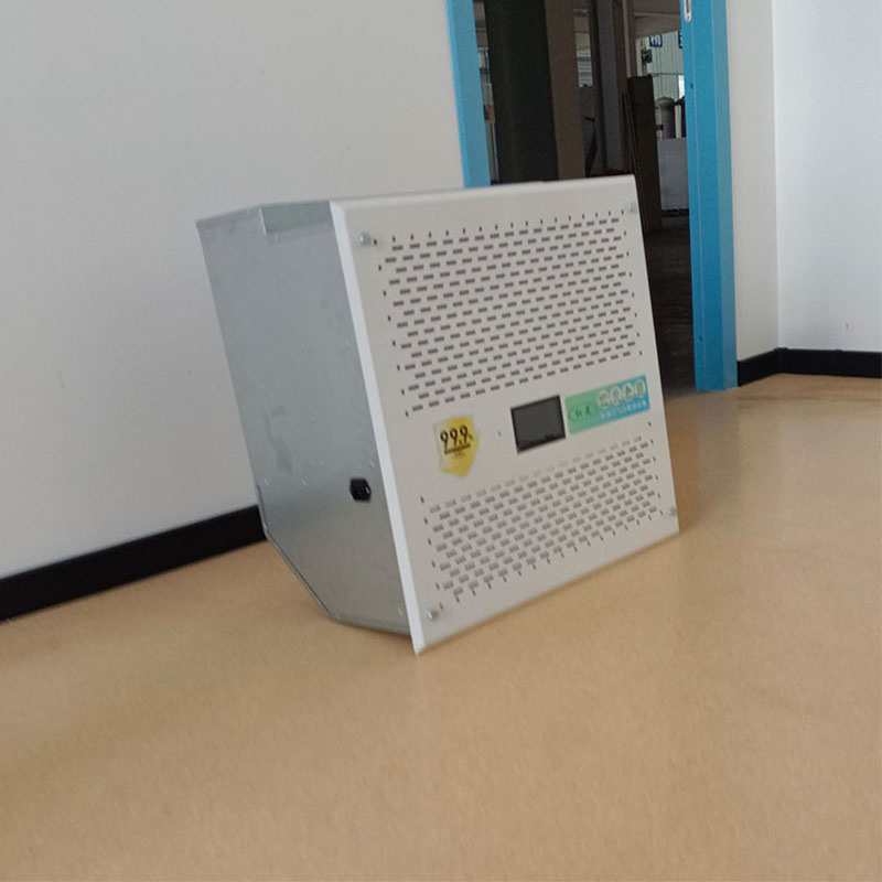 Filtro de Remoção de Alérgenos Fumaça Gases Nocivos Máquina de Desinfecção de Ar Montada na Parede