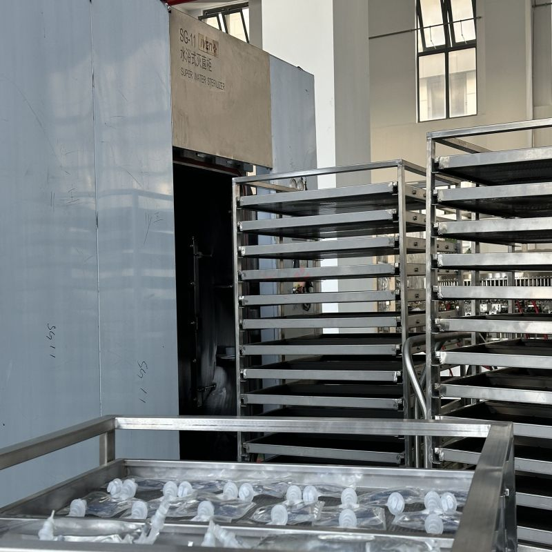 Esterilização de Garrafas de Alta Tecnologia Via Processo de Vapor de Autoclave / Sistema de Esterilização a Vapor de Precisão para Recipientes Industriais de Garrafas