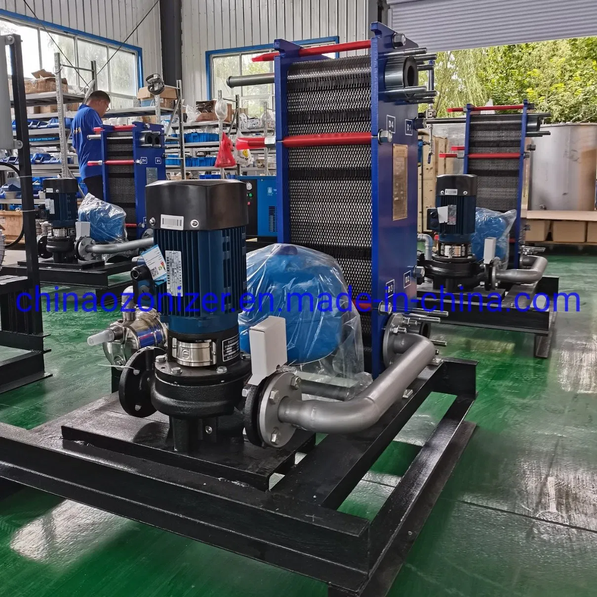 Equipamento Comercial de Desinfecção por Ozônio para Purificação Hospitalar, Tratamento de Gases Residuais, Indústria de Semicondutores e Aquicultura