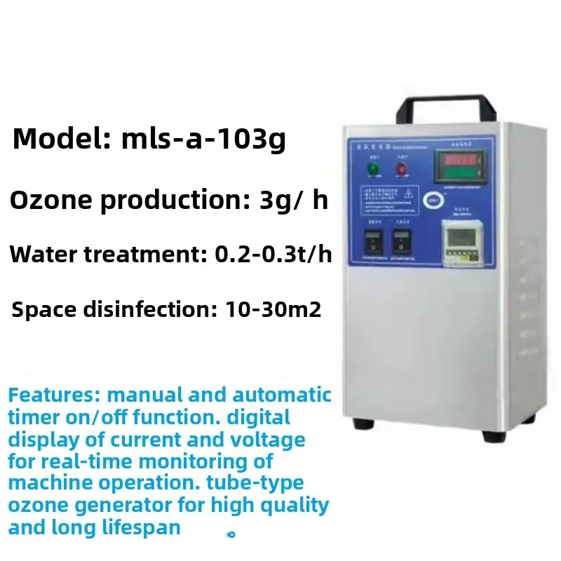 Painel do Equipamento de Ozônio