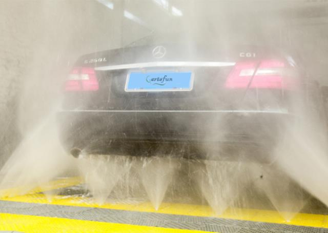 Lavadora de Carros Comercial 360 Máquina de Lavagem de Carros Automática Sem Toque com Sistema de Secagem a Ar