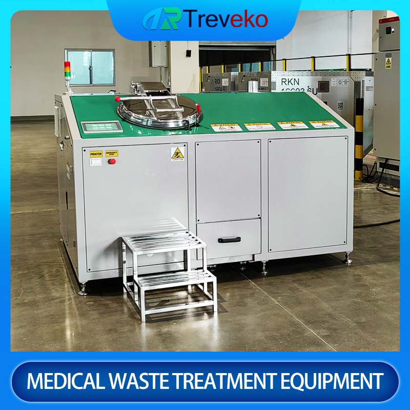 Equipamento de Tratamento e Esterilização de Resíduos Médicos Automático com Tecnologia Biotérmica por Micro-ondas para Laboratório
