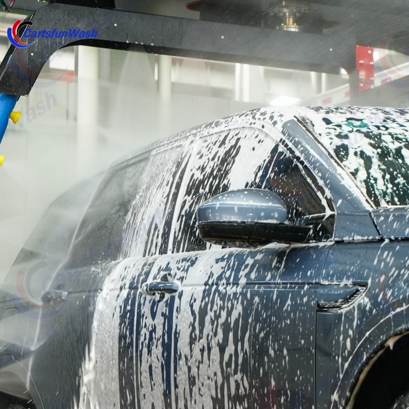 Máquina de Lavagem de Carros Comercial Sem Contato, Totalmente Automática, com Secagem a Ar e Sistema Inteligente de Reconhecimento de Veículos