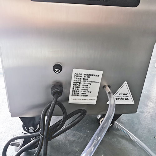 Gerador de Ozônio Móvel Pequeno Honemix Purificador de Água Equipamento de Tratamento de Água para Piscina