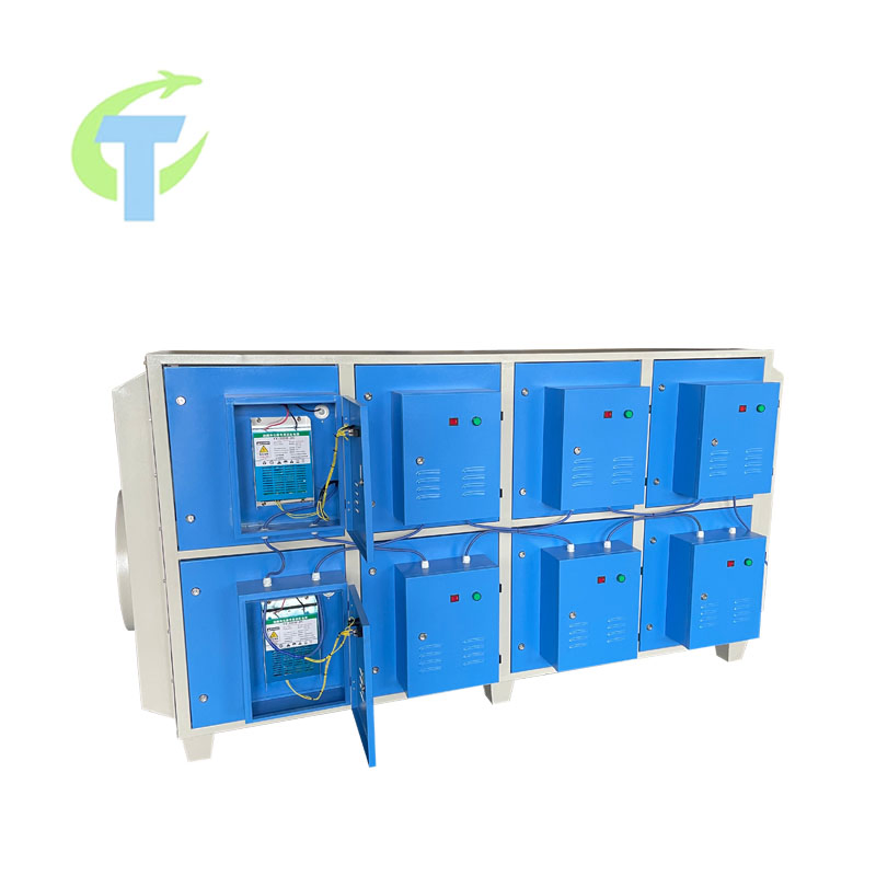 Equipamento de Purificação de Gás de Exaustão Industrial por Oxidação Fotocatalítica UV