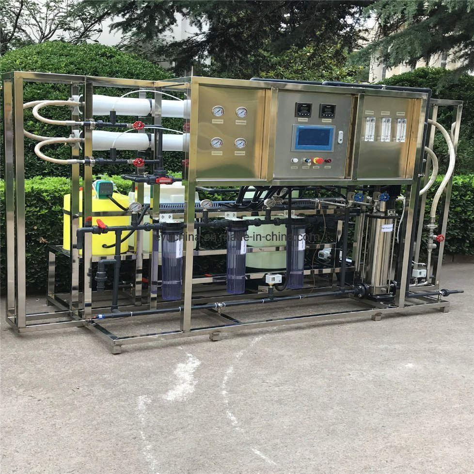 Preço de Fábrica RO Osmose Reversa UV Automático 5000-6000lph Sistema de Tratamento de Água Planta