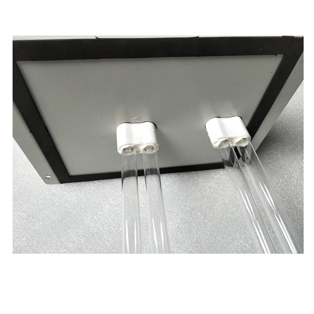 Capô UV com lâmpada UVC sistema de filtração de exaustão de cozinha para desinfecção do ar