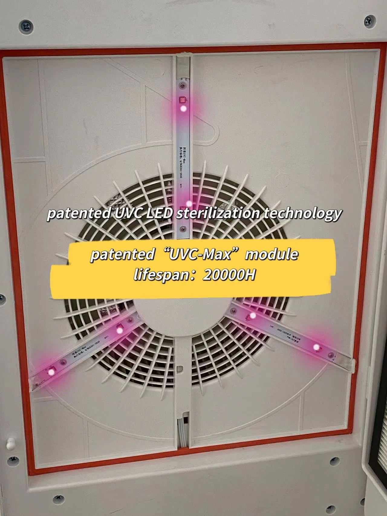 Aparelho Comercial para Casa em Espaços Pequenos Cadr 210 M3/H Anti Virus&Bacteria99.9% Lâmpada LED UV C Portátil de Desinfecção do Ar Sistema de Filtragem de Ar HEPA