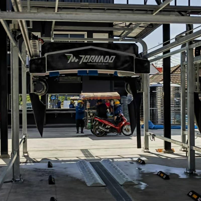 Máquina de Lavagem de Carros Comercial 360 Rotação Totalmente Automática Sem Contato Não Assistida com Secagem Rápida a Ar