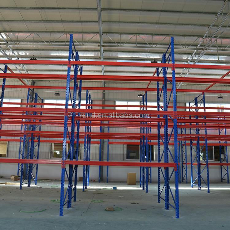 RD Warehousing Heavy Duty Single-Sided Custom Warehouse Shelves with Q235B Steel 1000-3000 KG Load Capacity for Industrial Use