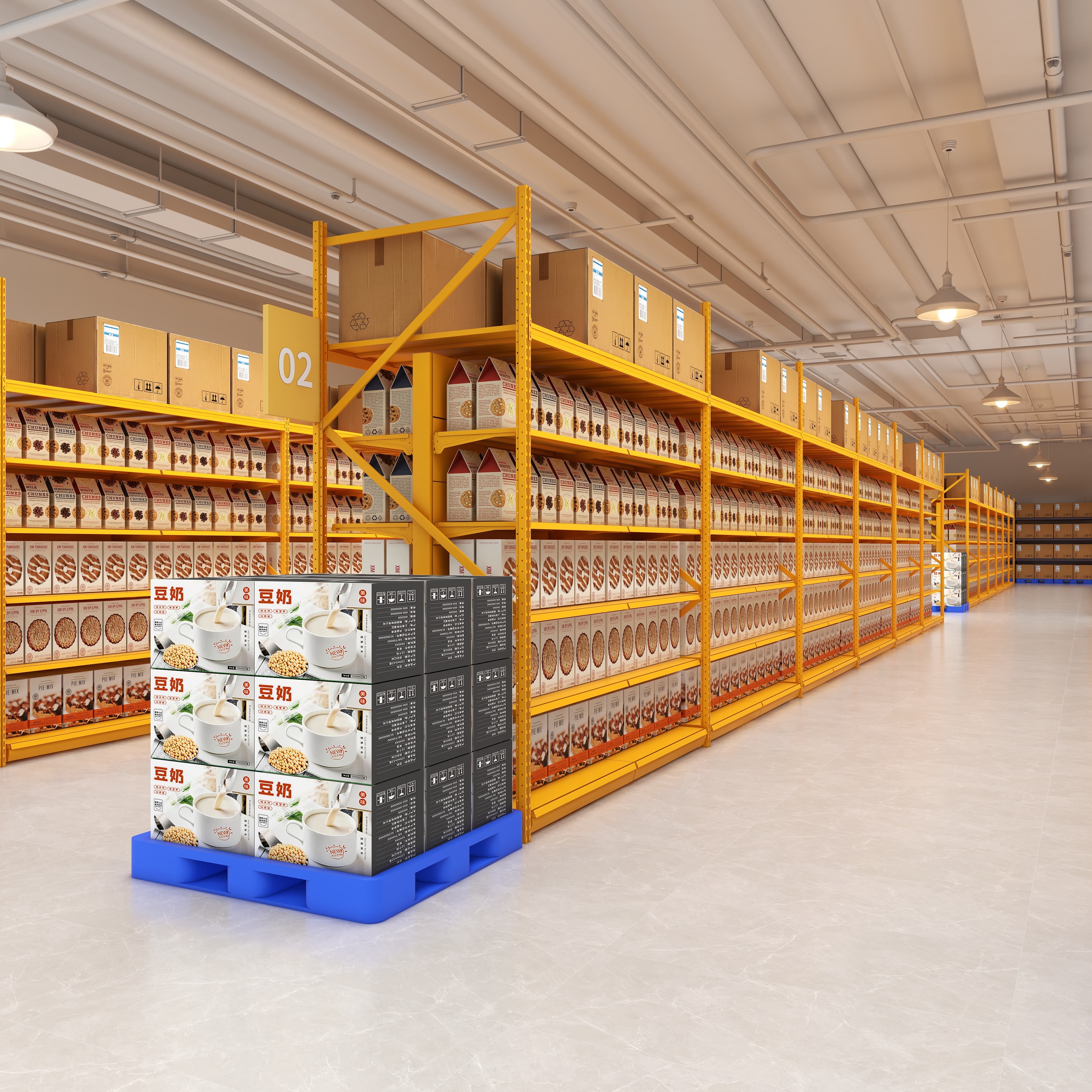 Heavy Duty Rack Discount Warehouse Shelves, Display Shelves, Warehouse Style Supermarket Shelves