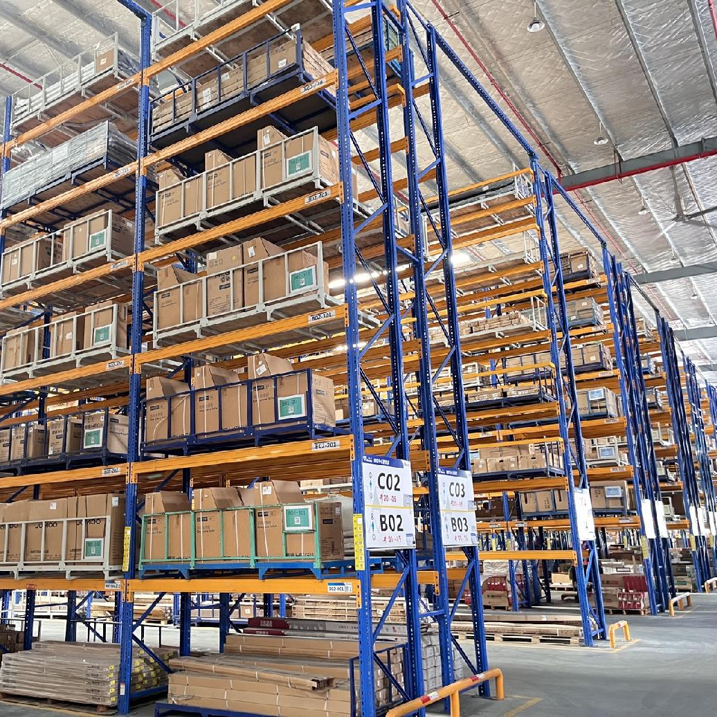 Customized Euro Heavy Duty Storage Shelf for Industrial Shelving in Warehouse Box Beam Pallet Rack & Racking System