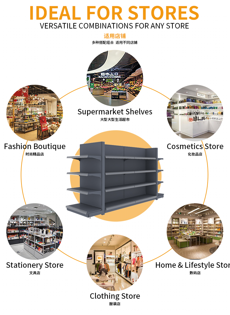 Supermarket Shelf and Storage Rack Display 11