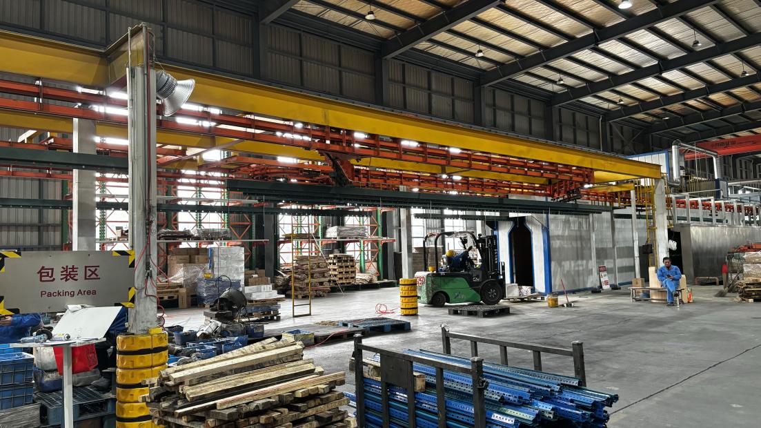Large-Scale Spray Painting Line