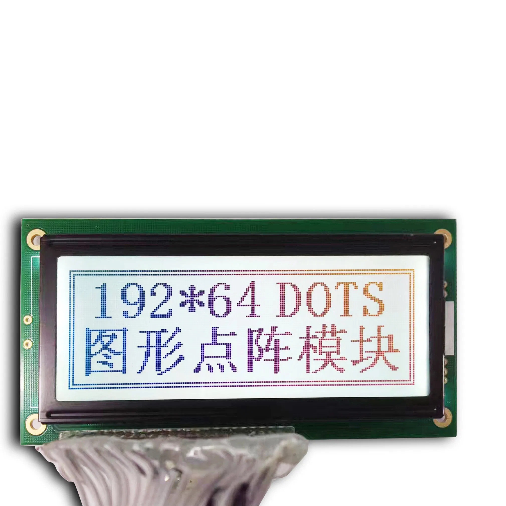 192*64 Graphic FSTN LCD Module At0107 with Backlight Wide Temperature Industrial Display