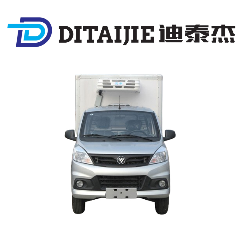 2 Ton Refrigerator Mini Truck Foton 4X2 Refrigerator Van Truck Refrigerated Truck Cold Box Truck Freezer Truck Meat Transport